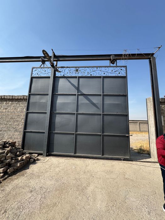 temir darvoza aftomat ochiladi matorchiklik zavod va baza uchun