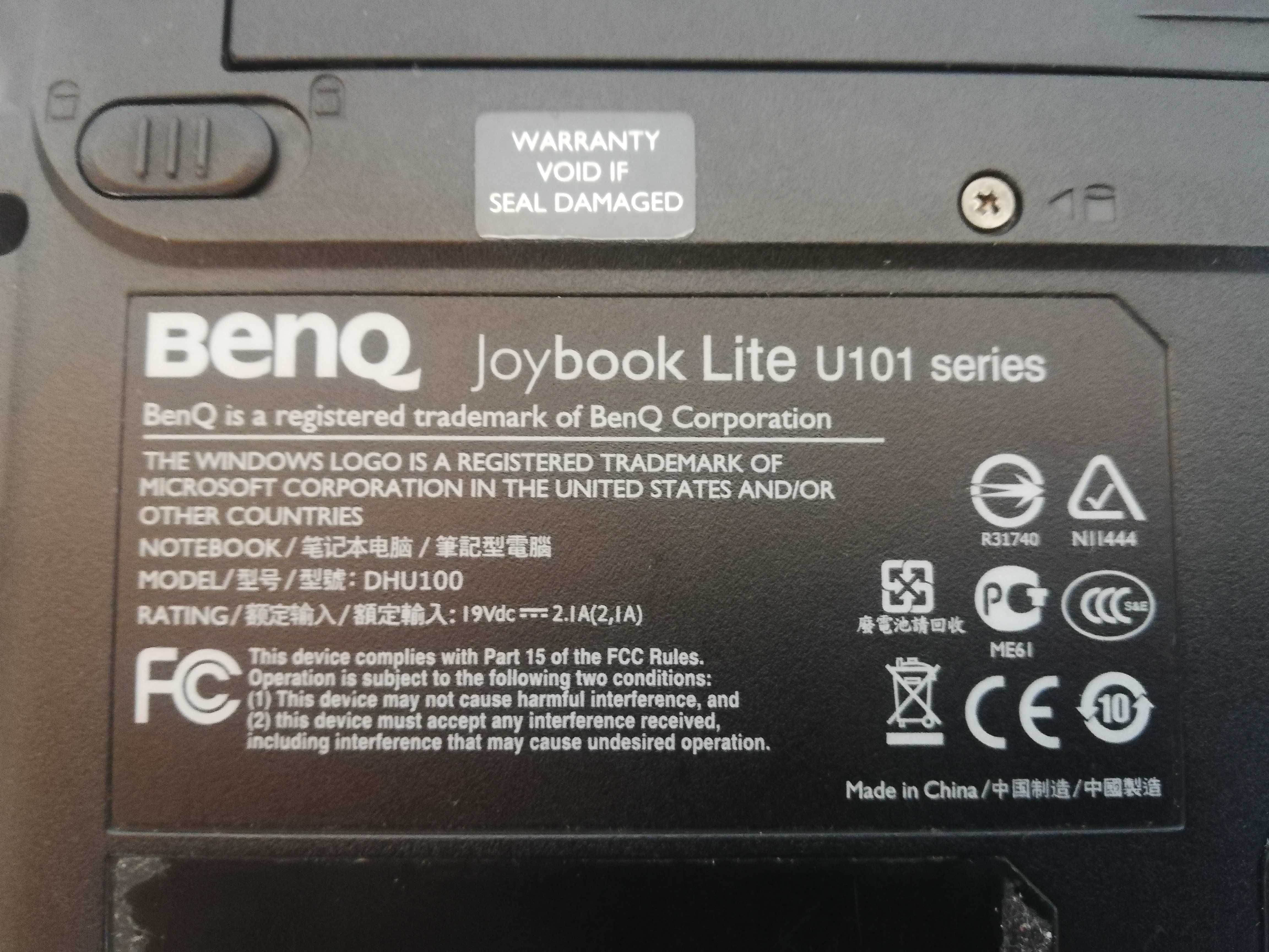 Benq Joybook lite U101  малък лаптоп 10.1"