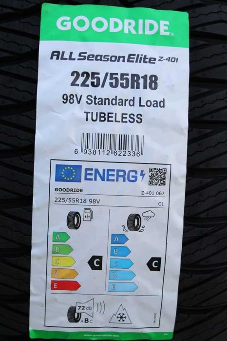 Anvelope noi 225/55 R18, 98V, Goodride, All Season, DOT 2025