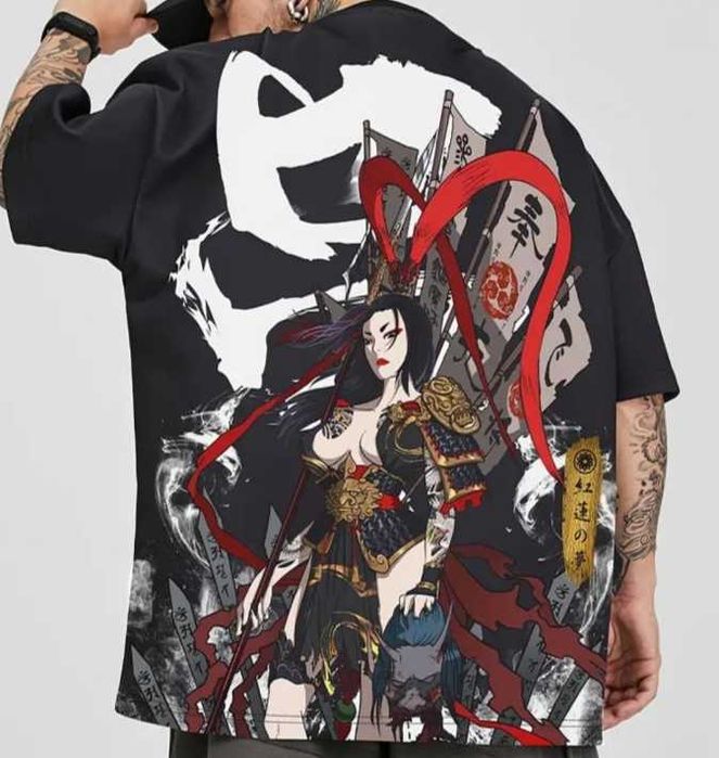 Тениска с Японски мотиви