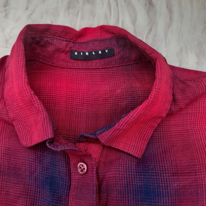 Cămașă în carouri Sisley – stil casual-chic, mărime S