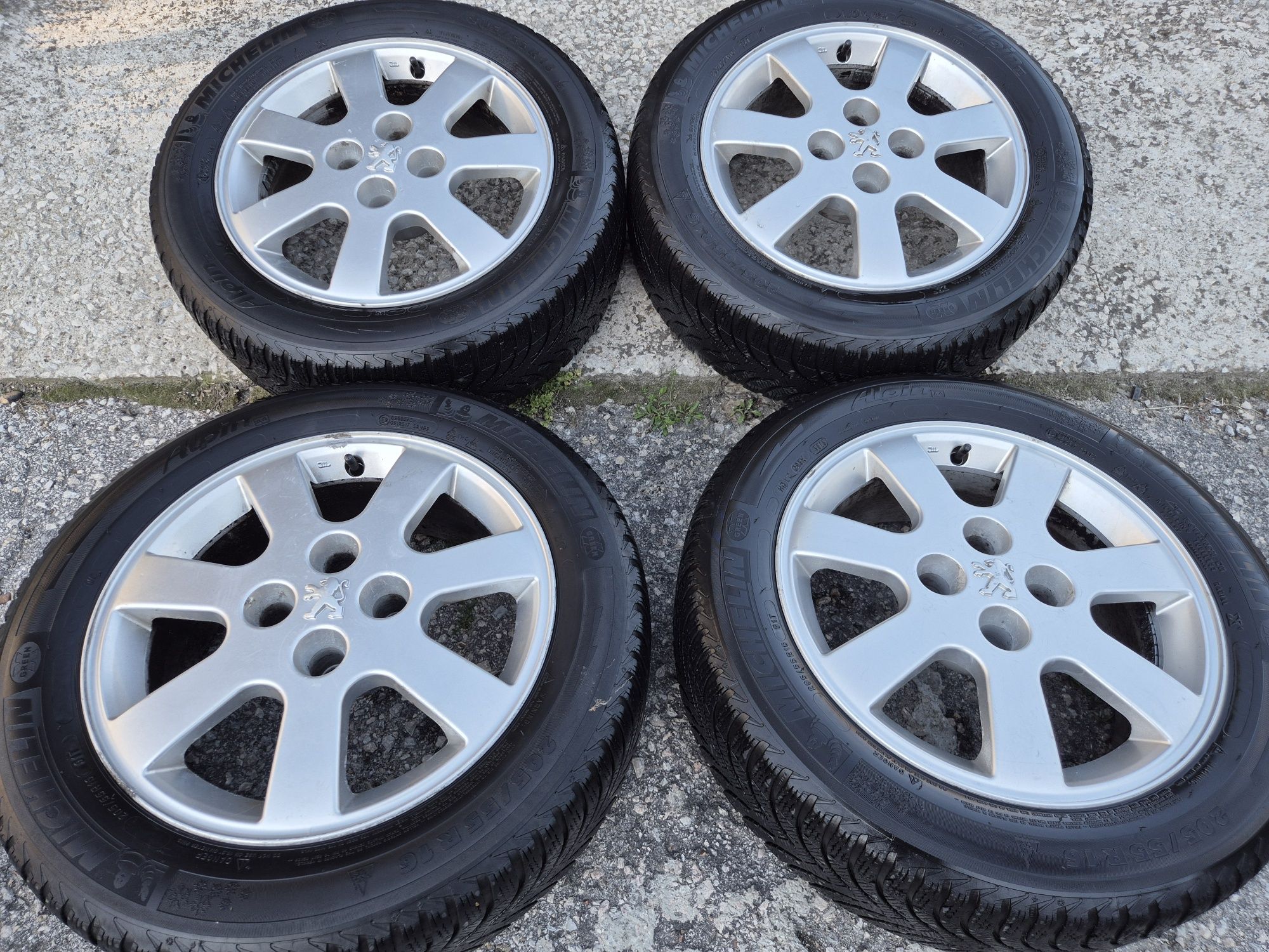 4х108/16 с гуми Пежо Ситроен 4x108/16 Peugeot Citroen
