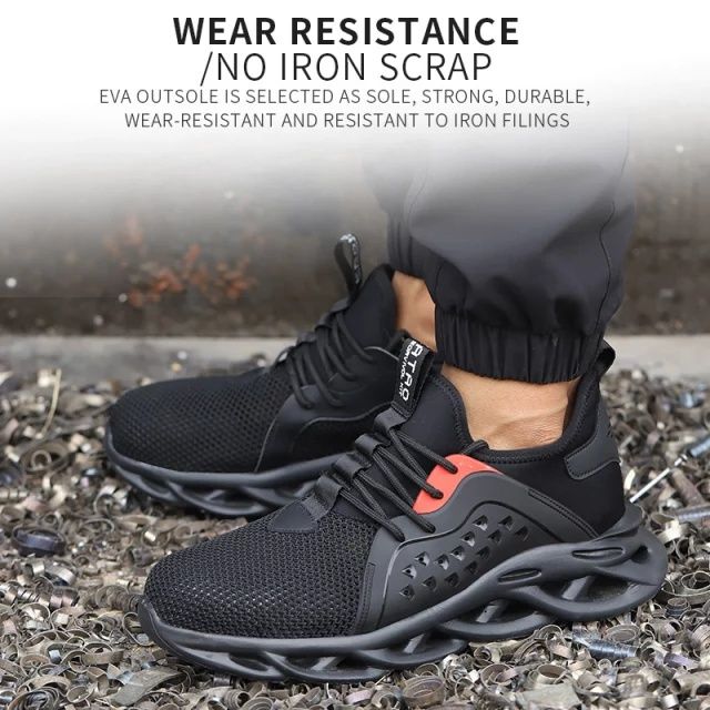 Мъжки  защитни работни обувки метално бомбе Safety shoes Модел 5