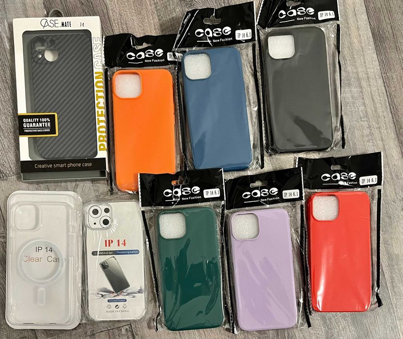 Huse cu logo iPhone 14, 14 Plus, 14 Pro, 14 Pro Max