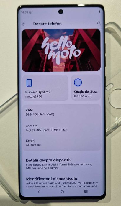 Motorola G85 5G 8/256Gb (Ag 50 Galata B.5792) Garantie 2 ani