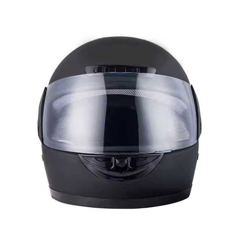 Casca moto/scuter Full face, cu viziera, marime universala, neagra