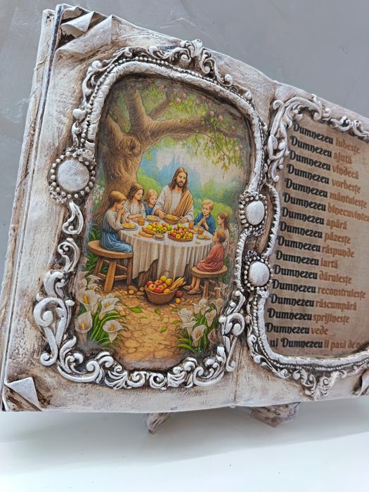 Tablou-icoană tip carte cu suport