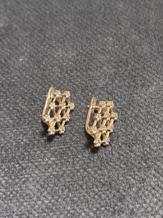 Золотые серьги 585 проба 3,4 грамма