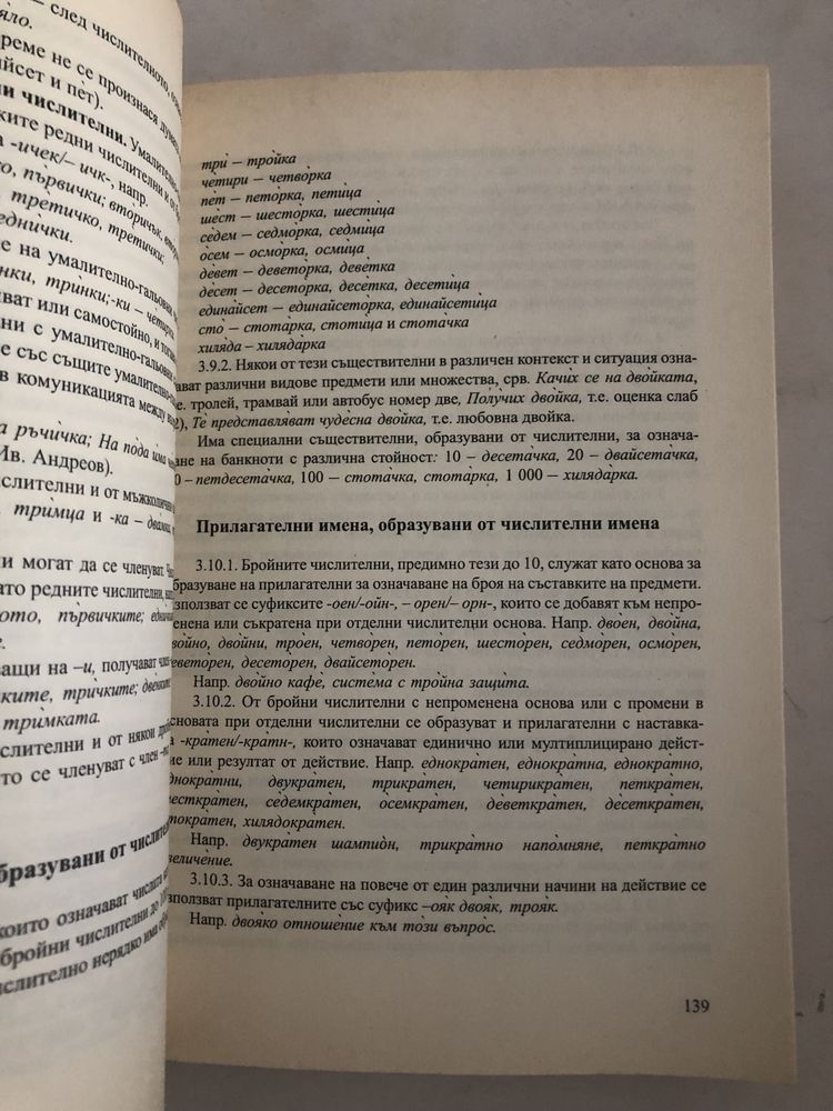 Българска граматика Морфология