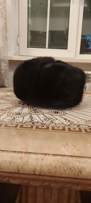 Норковая шапка мужская