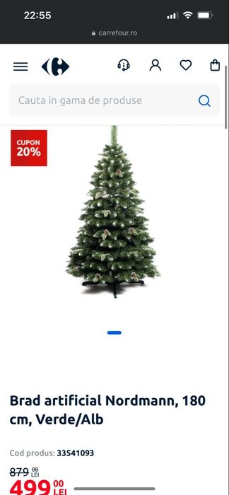 Vând brad artificial