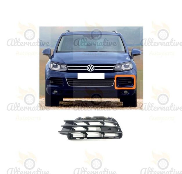 Решетка в предна броня за Volkswagen Touareg, 2010-2014/Тоарег 2010-14