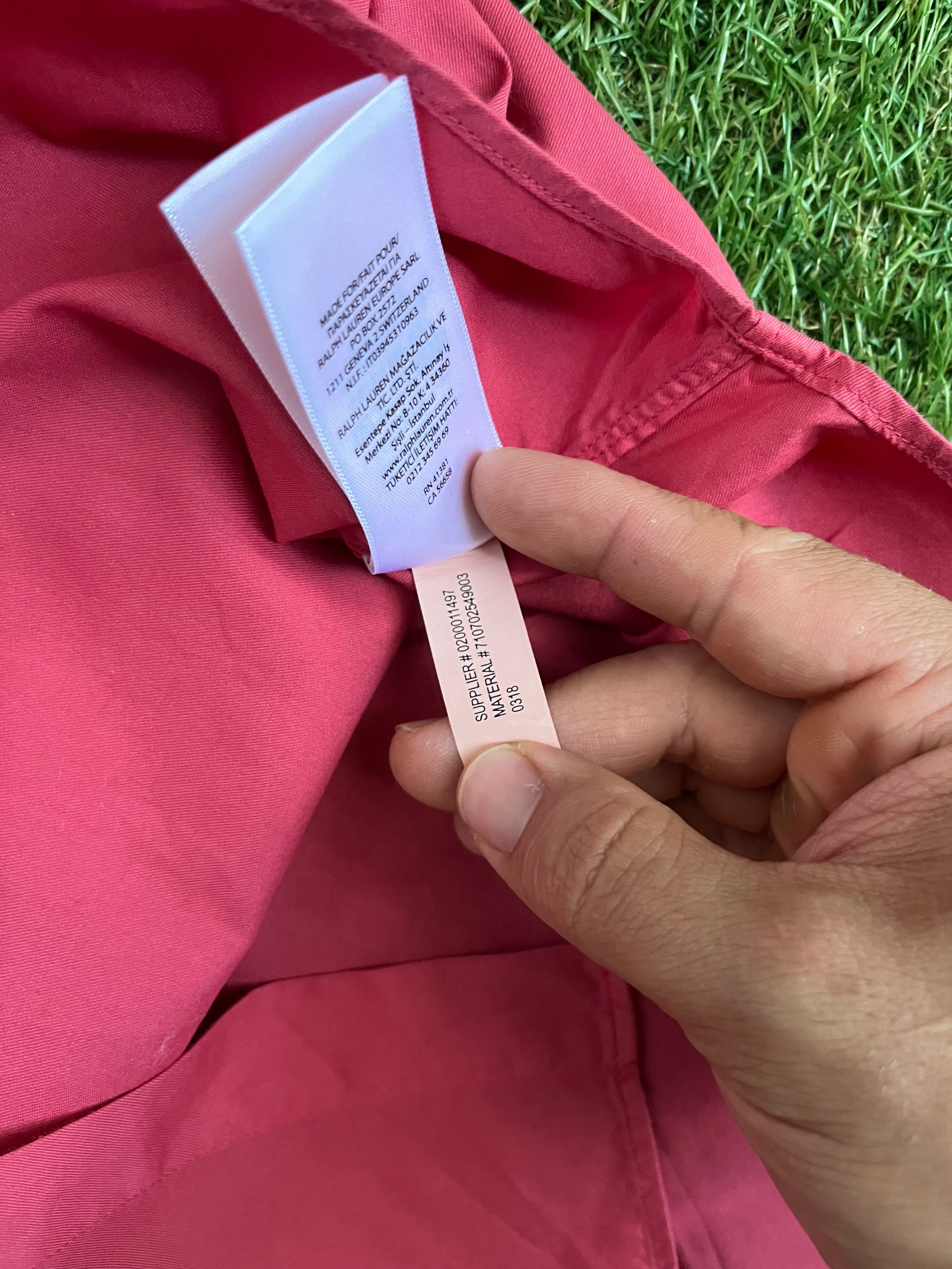 Мъжка риза с дълъг риза : Ralph Lauren Feather Weight Twill M