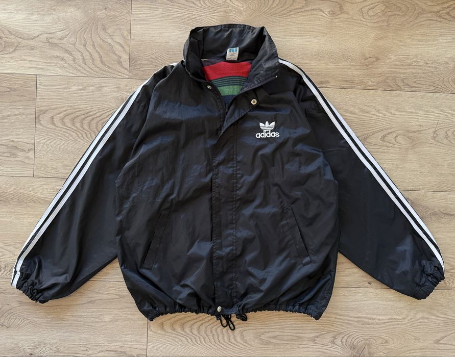 Geaca ADIDAS Vintage Bomber Windbreaker Negru Barbati | Marime M