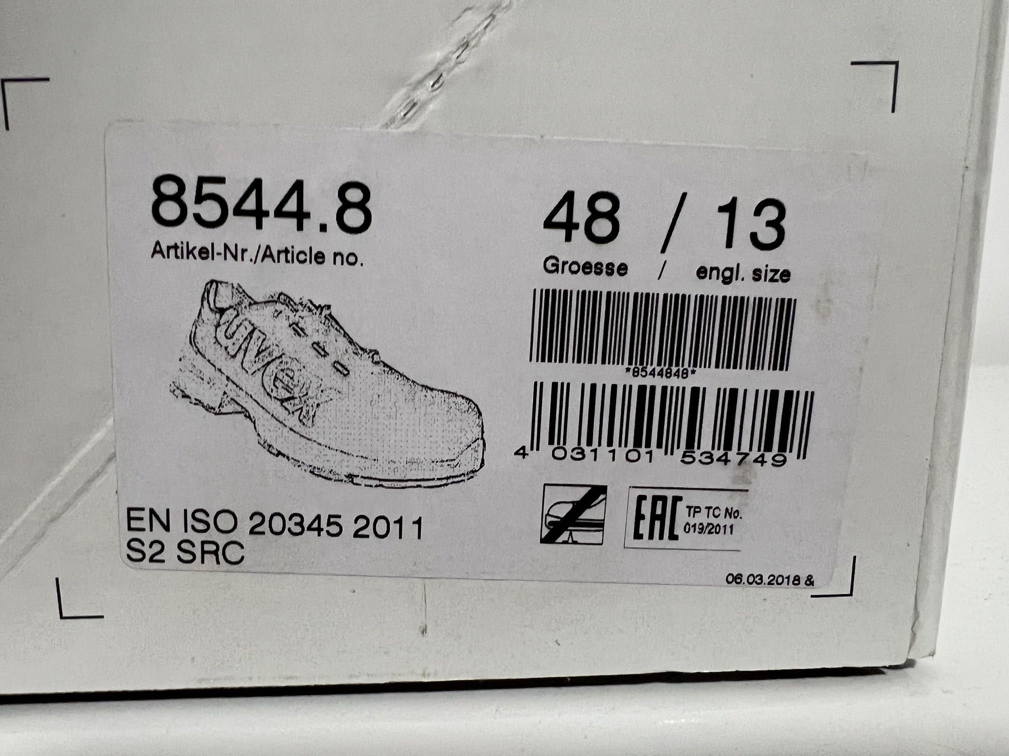 Pantofi Uvex marimea 48