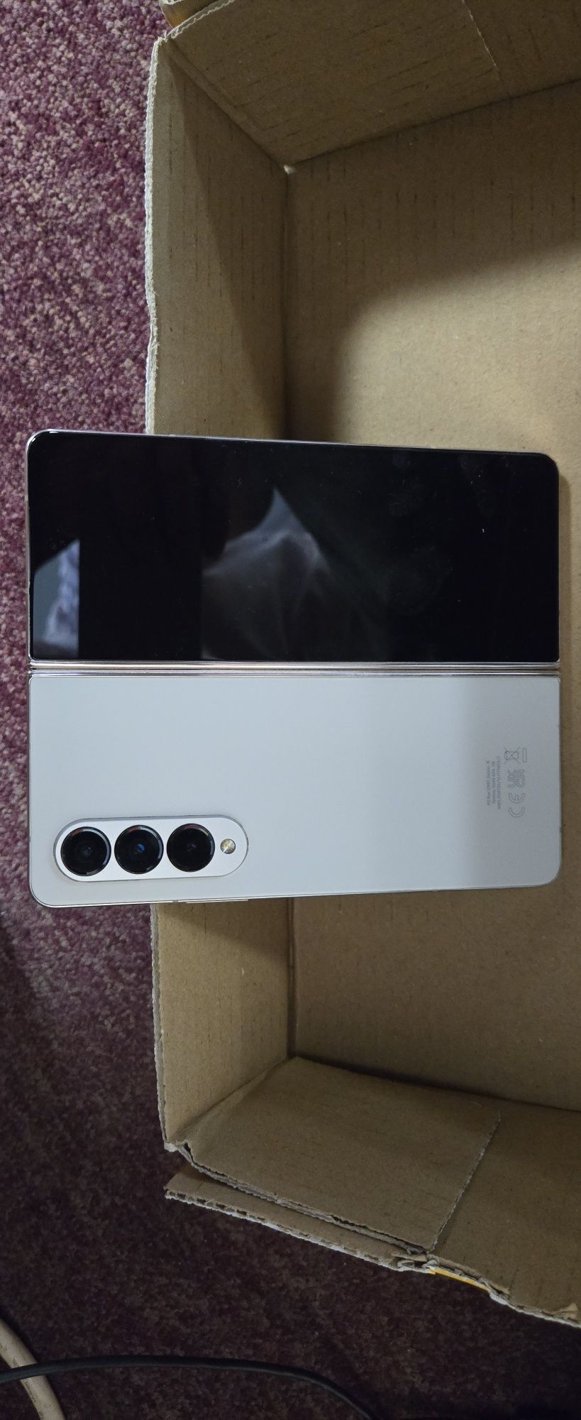 Telefon Samsung Galaxy Z fold4 Gold 12GB, 512 memorie