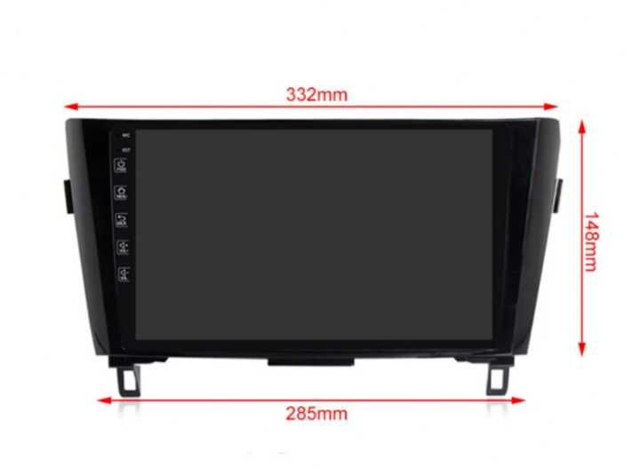 9-инчова мултимедия за Nissan Qashqai / X-Trail / Rogue (2013–2018)