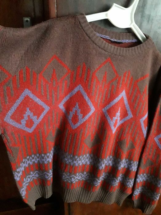 Мъжка блуза на фигури широка XL-2XL