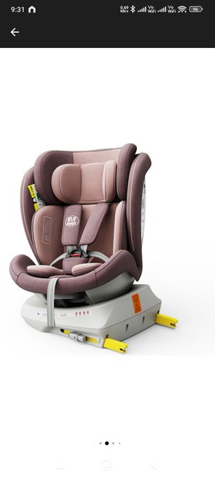 Scaun auto Tweety Plus iSize Buf Boof LightPurple cu isofix Rotativ 36