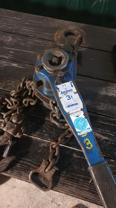 Scripete  plan cu lanț 3t