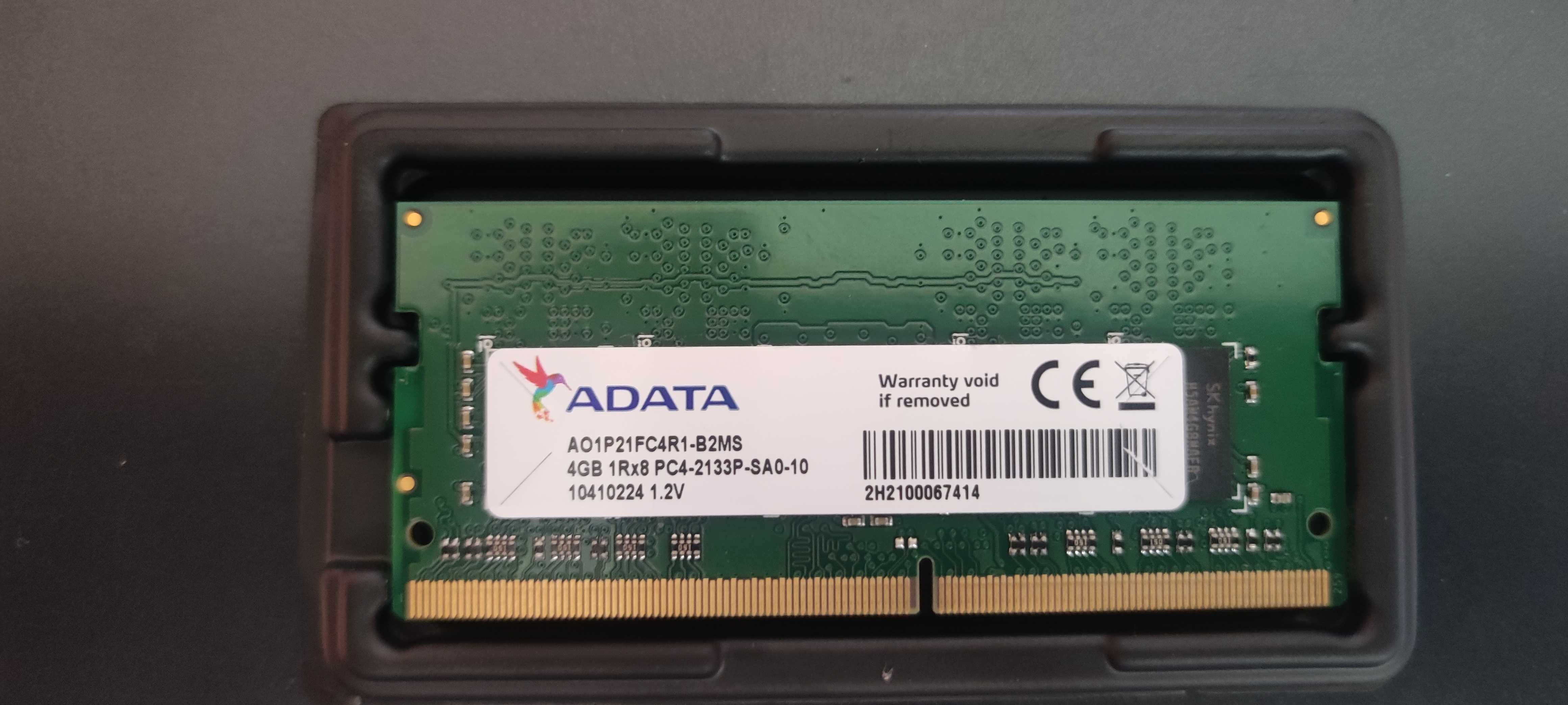 ADATA 4GB SoDIMM DDR4 памет за лаптоп