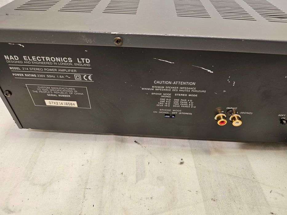 Final NAD Power amplifier 214 125W