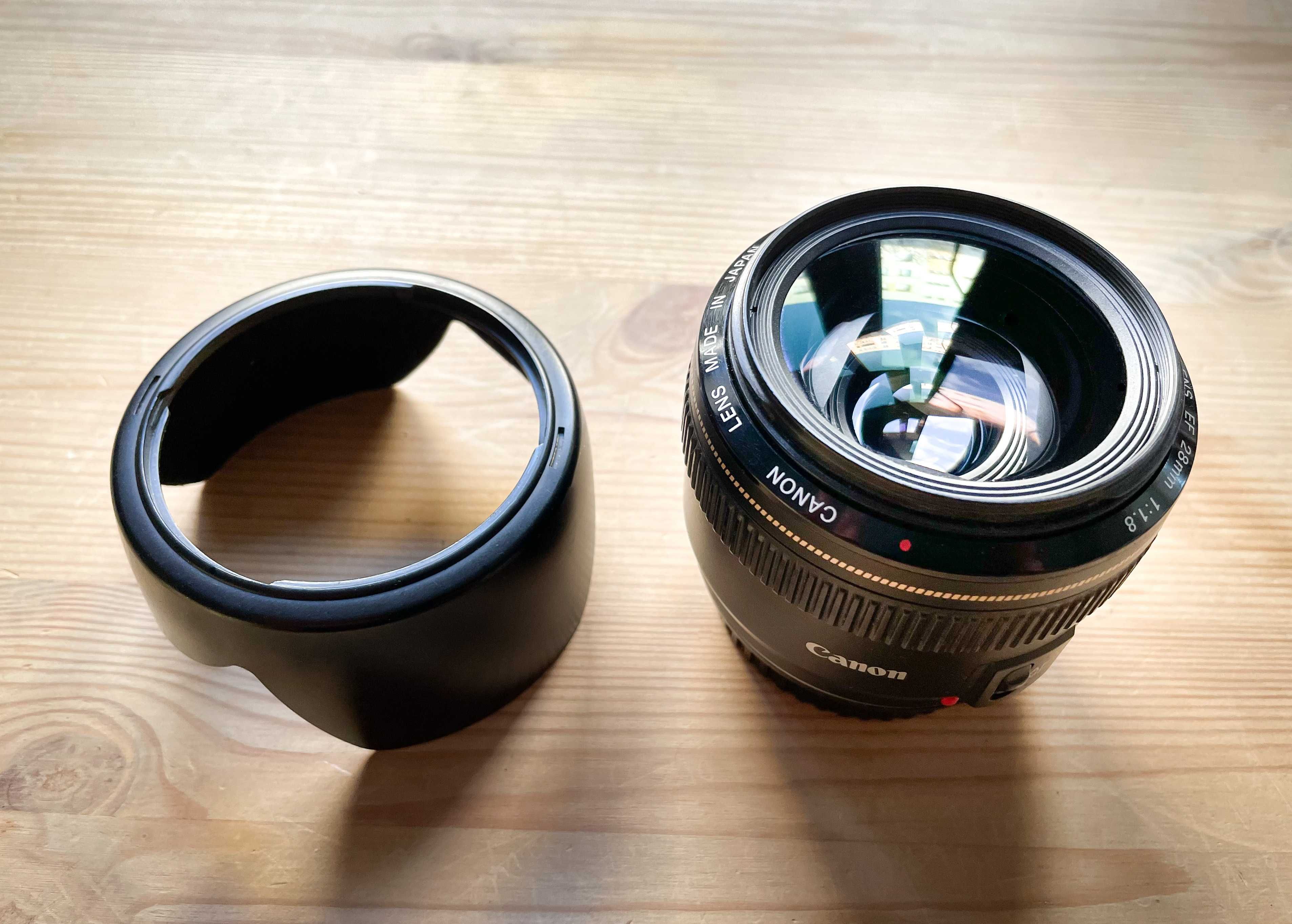 Canon EF 28 mm f/1.8 USM - made in Japan - stare impecabila
