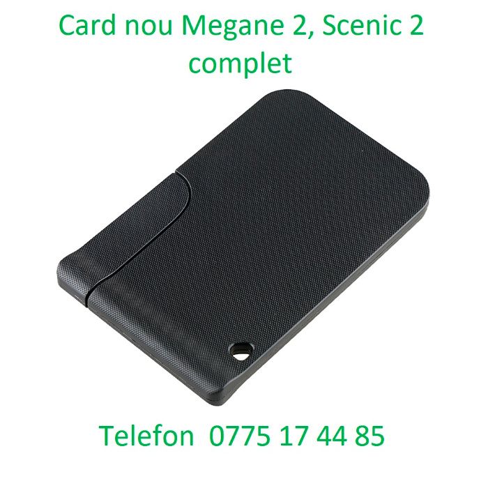 Cartelă, Card Renault Megane, cheie Scenic, blank, programez, Laguna