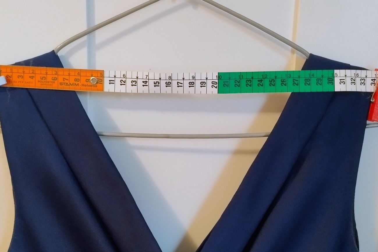 Rochie bleumarin sidefată