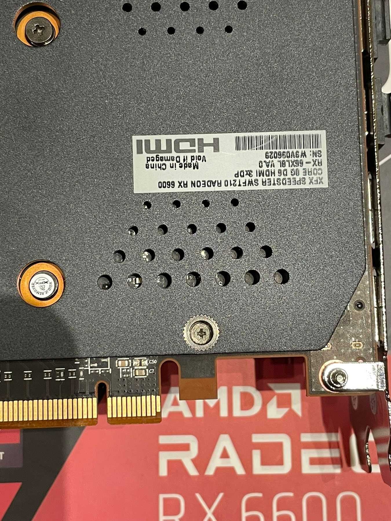 Видео карта XFX Speedster SWFT 210 AMD Radeon RX 6600 XT Core Gaming