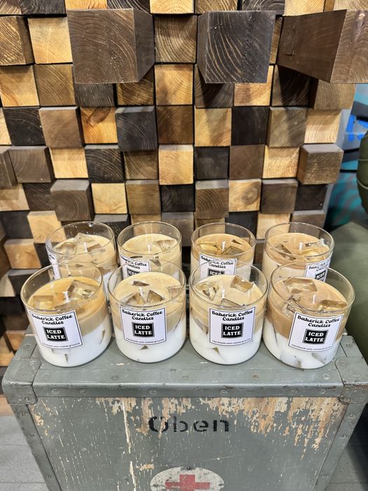 Свещ кафе iced latte