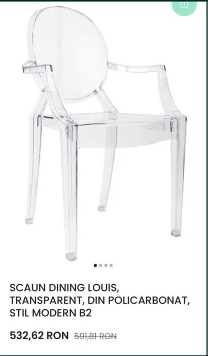 Scaun design transparent (2)