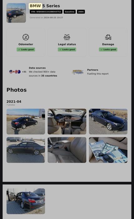 BMW Seria 5, E60 - 525i - 192CP