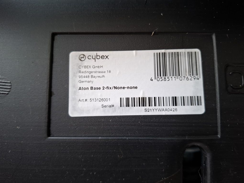 Cybex Aton + Aton Base 2-fix детски стол за кола + база 0-13