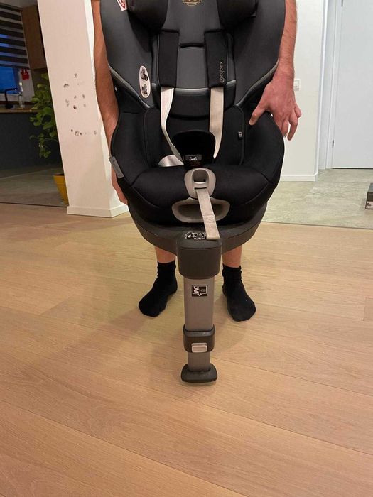 CYBEX Sirona S i-Size Black - Scaun auto rotativ 360°, extrem de sigur