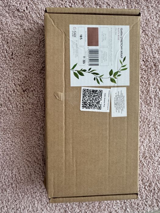 Еластичен слинг шал Isara - Rusty Rose