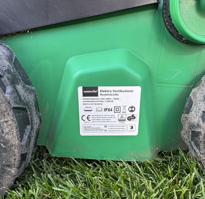 Scarificator/aerator electric plus cadou trimmere