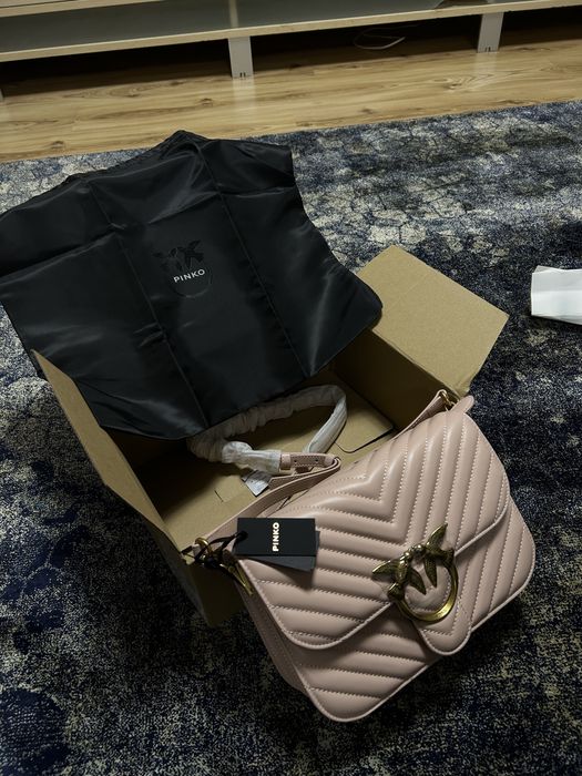 Geanta Pinko Roz de piele