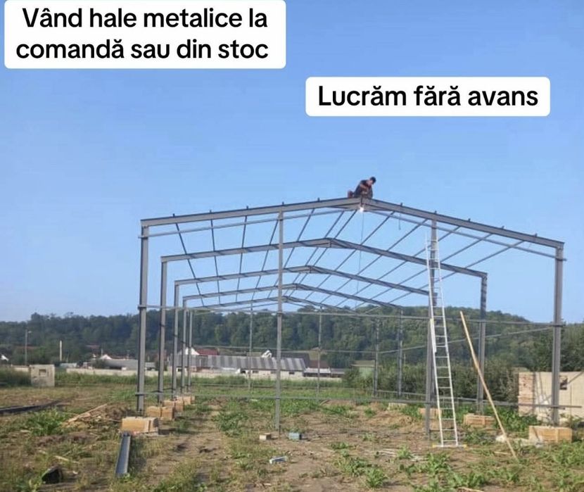 Hale structuri metalice din stoc