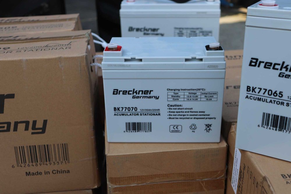 Baterie cu gel 12V35AH Noi pentru Panou Solare Noi cu garantie