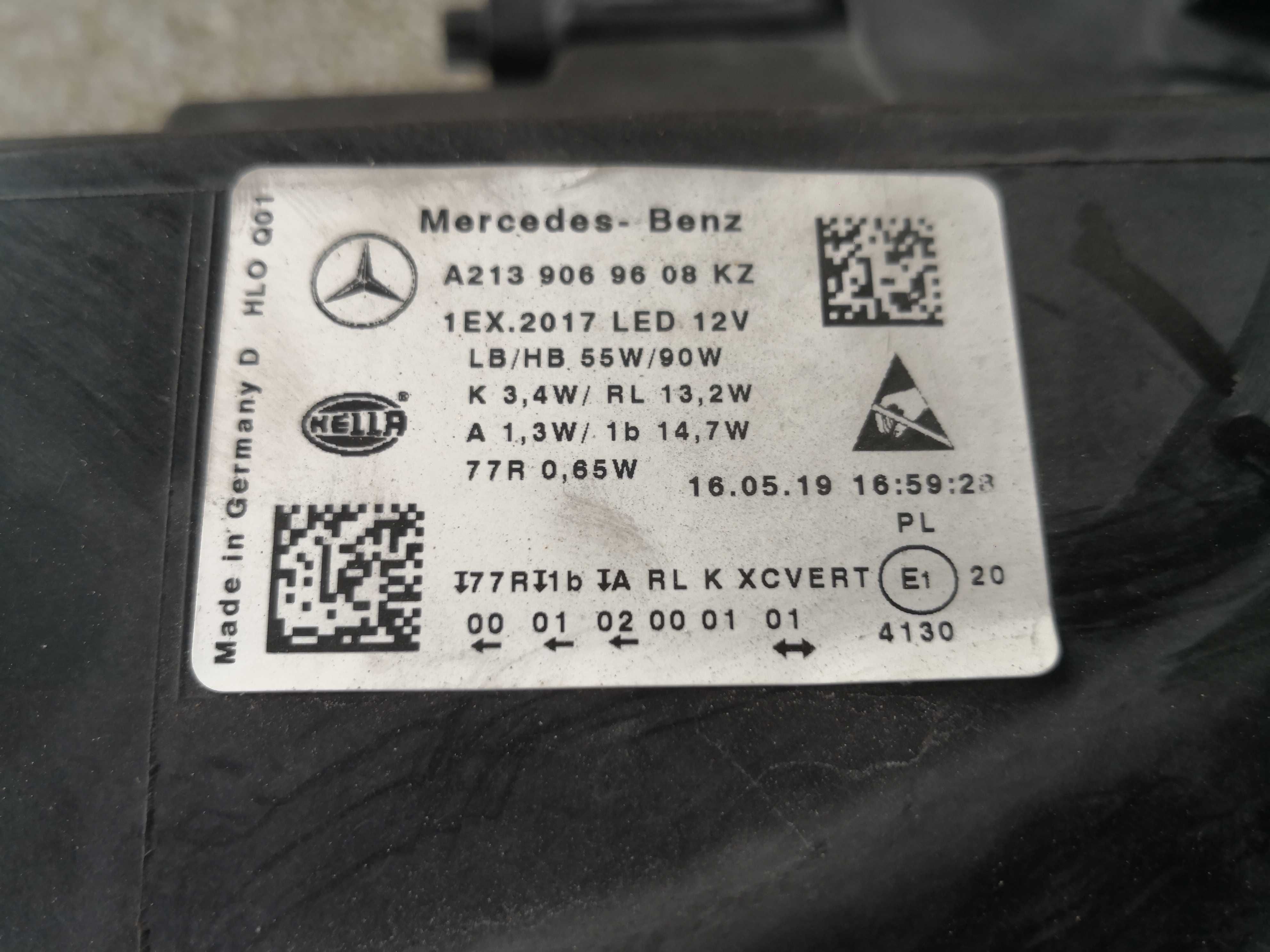 Фар Mercedes W213 E-classa LED десен/Фар Мерцедес W213 MULTIBEAM LED