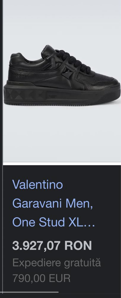 Adidasi Valentino Garavani one stud piele Premium