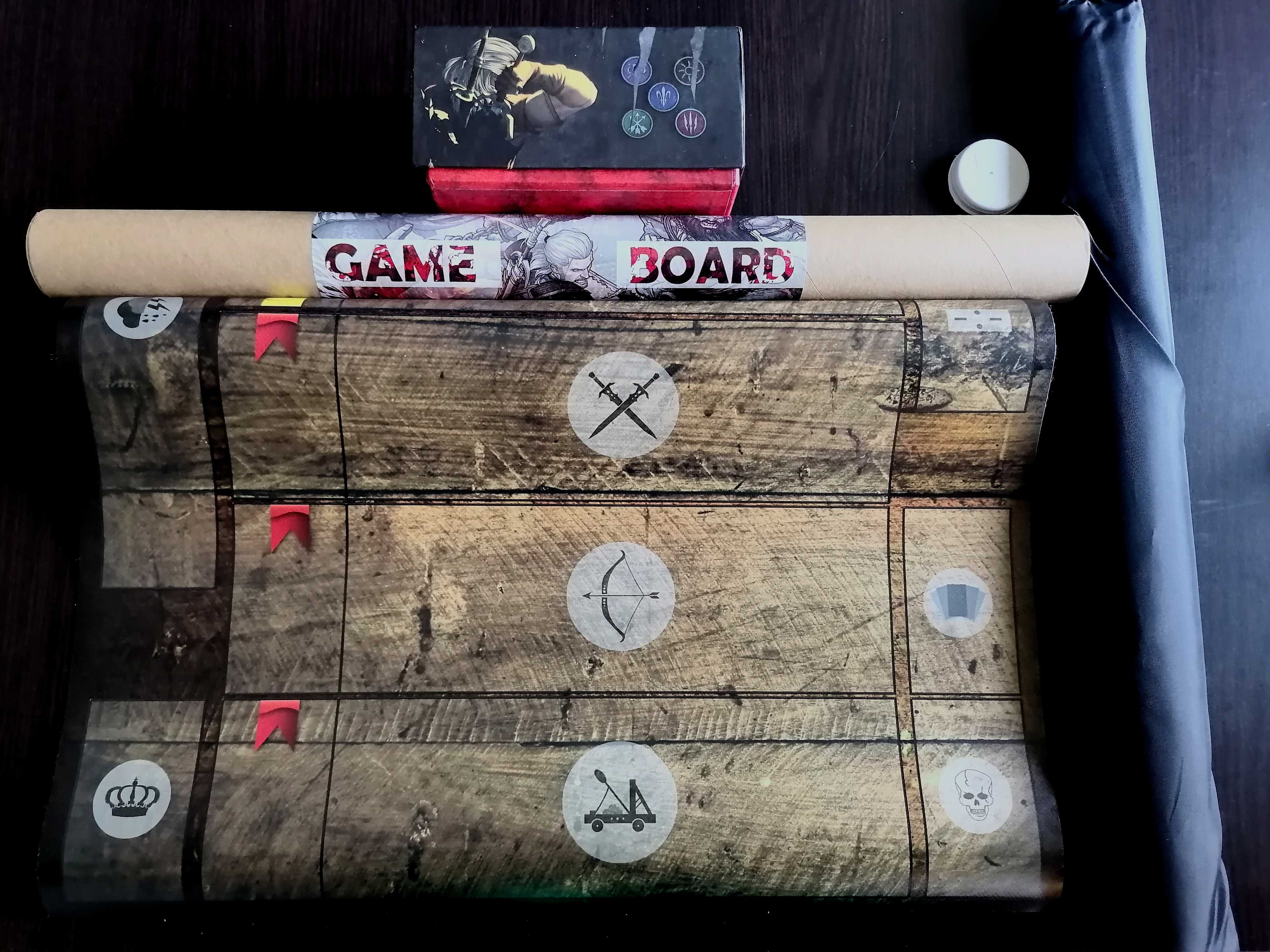Witcher 3 Gwent cards with collectors box and game board
