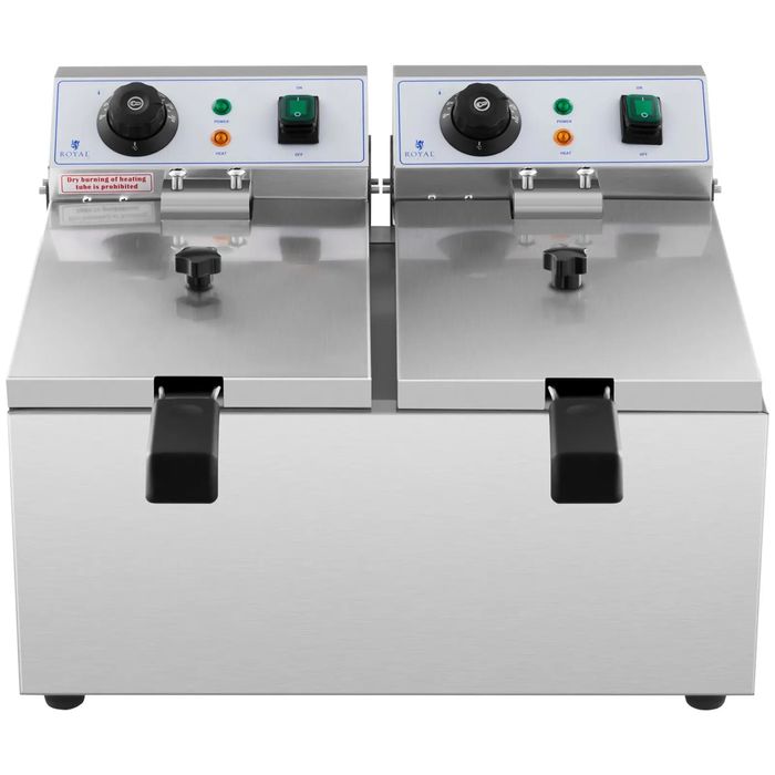 Friteuză electrica 2x 8l