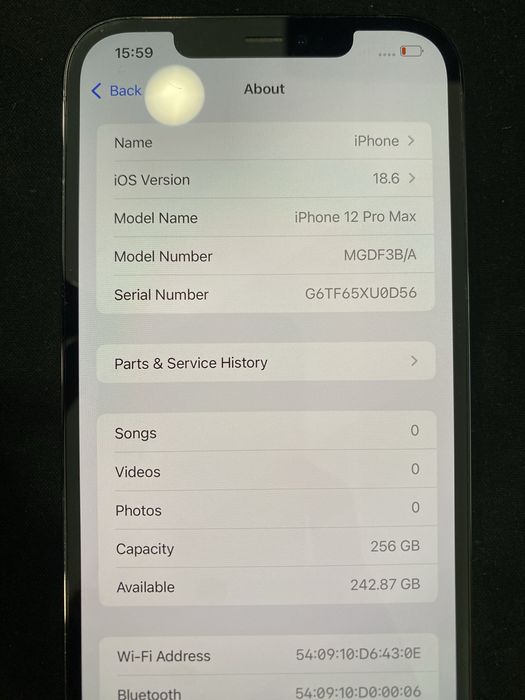 Iphone 12 Pro Max 256GB ID-XXL2151