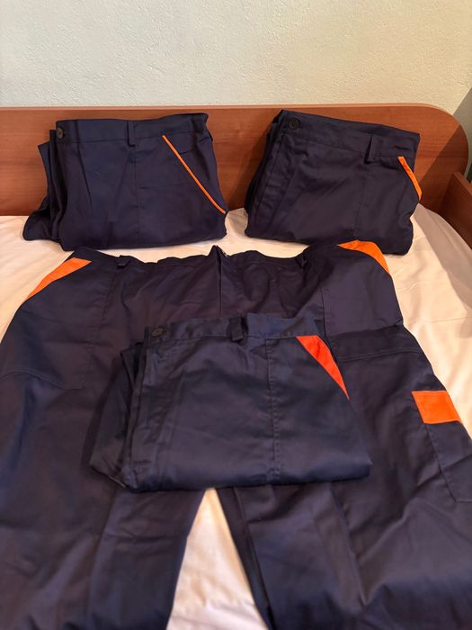 5х Работни панталона, мъжки в размер 68 (4 броя) и 66 (1) и 62 (1)