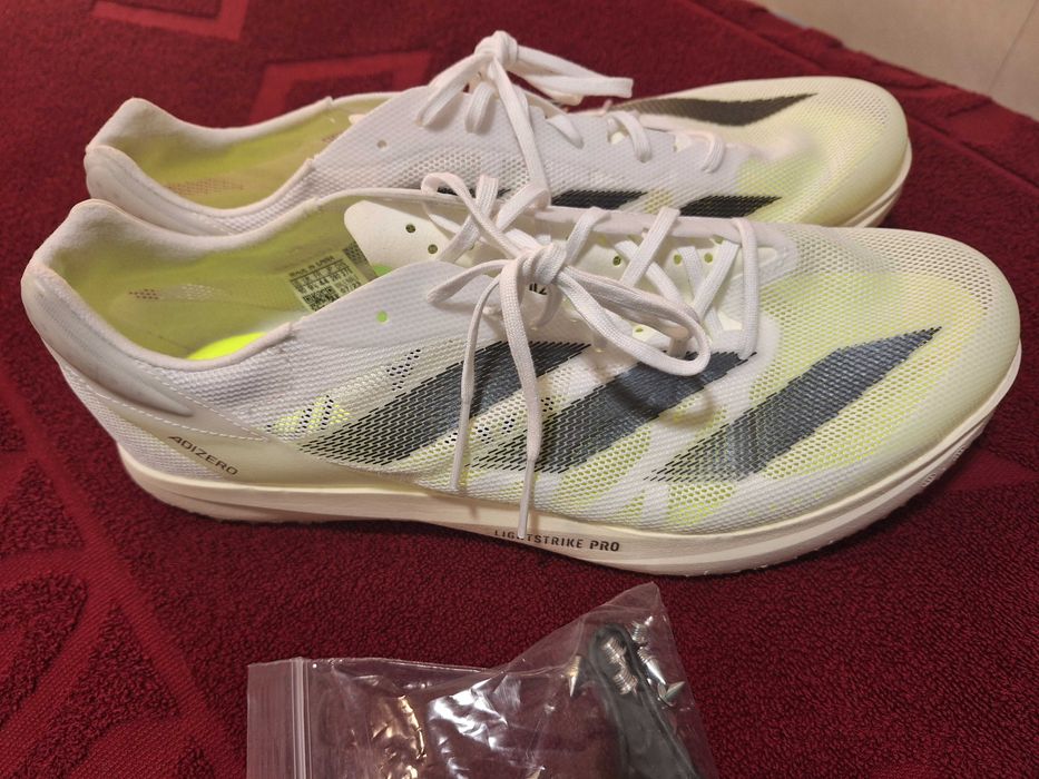 Чисто нови мъжки спортни обувки за бягане със шпайкове ADIDAS Adizero