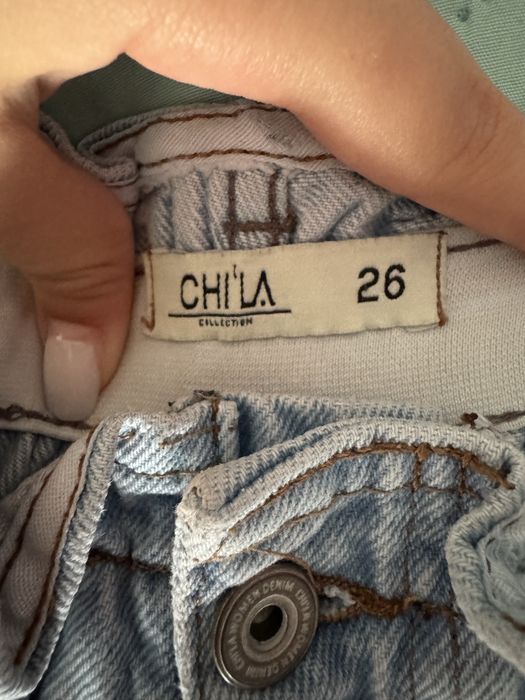 Дамски дънки светло и тъмно сини