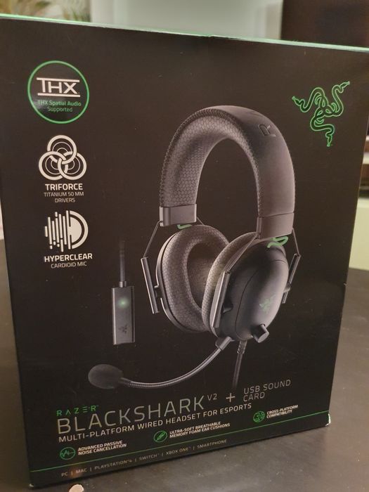 Слушалки Razer BlackShark v2