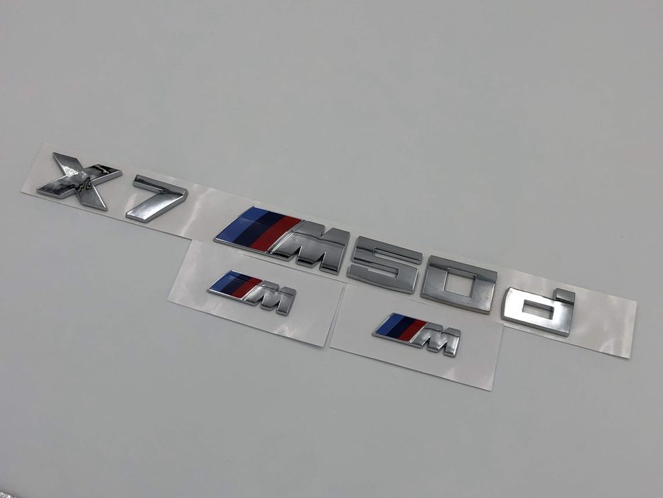 Set Embleme BMW X7M50d crom